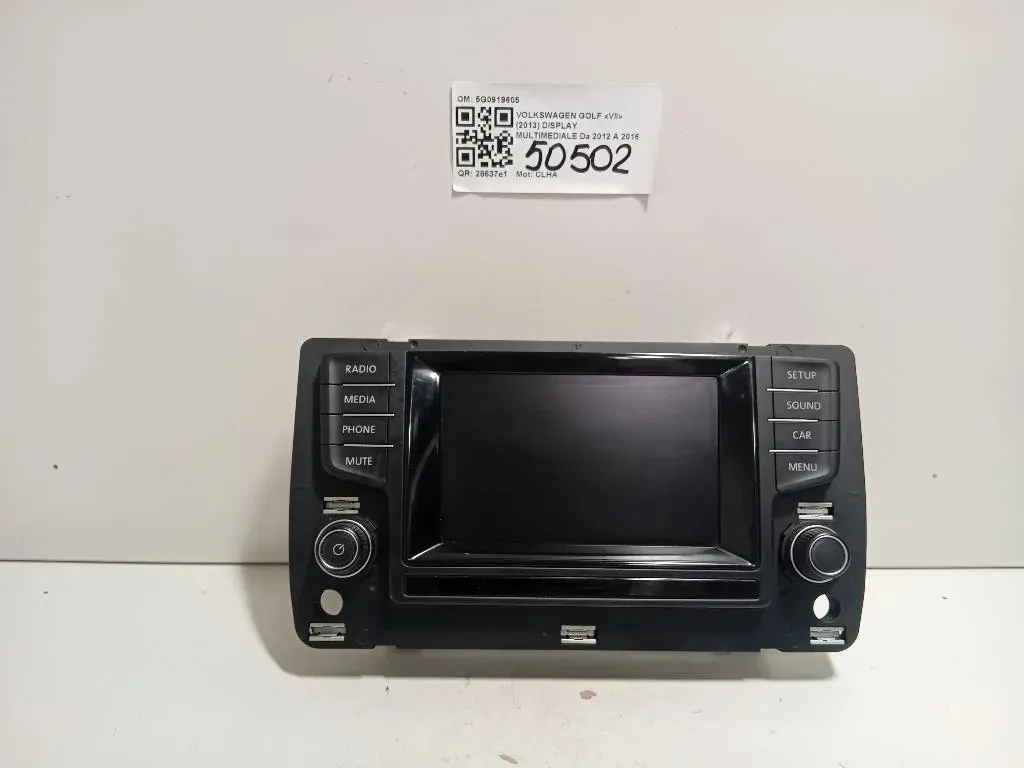 Display Multimediale 5G0919605 Volkswagen GOLF VII 2013