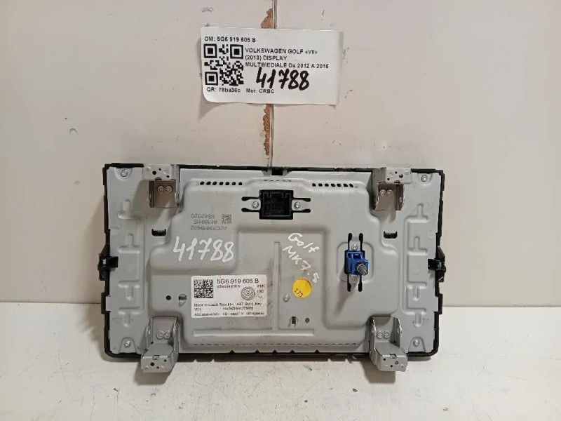 Display Multimediale 5G6919605B Volkswagen GOLF VII 2013