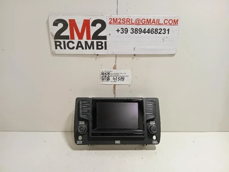 Display Multimediale 5G0 919 605 D Volkswagen GOLF VII 2013