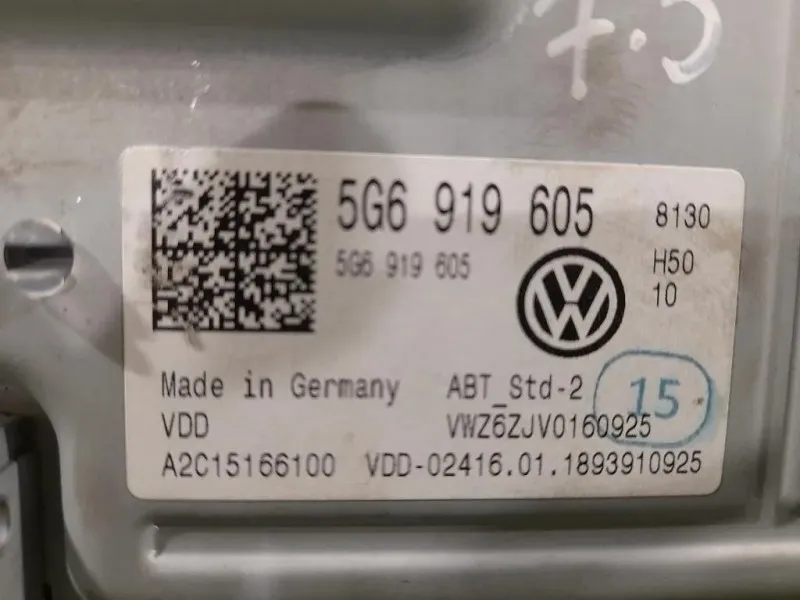 Display Multimediale 5G6 919 605 Volkswagen GOLF VII 2017