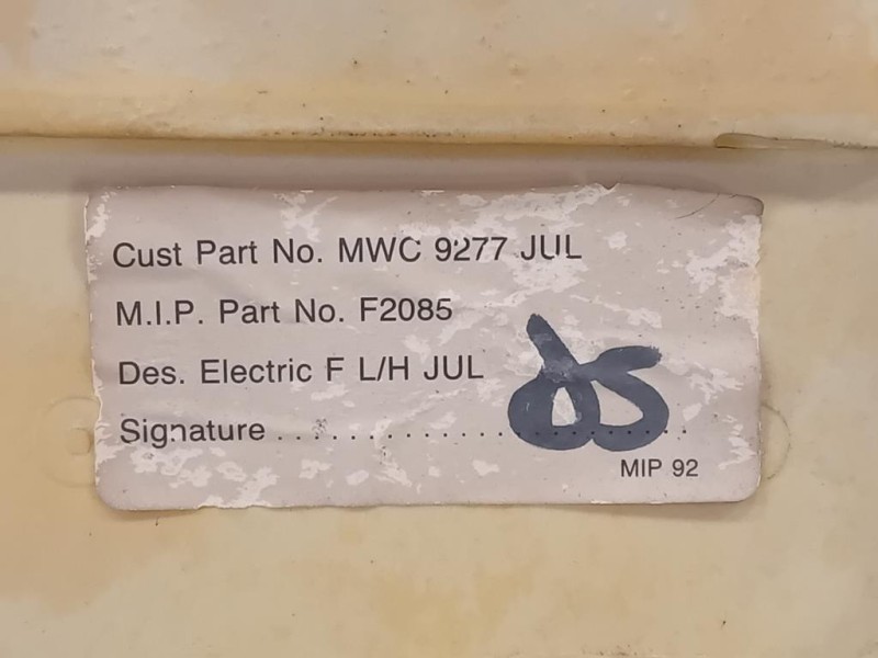 Pannello Rivestimento Porta ANT SX MWC7755JUL Land Rover Discovery I 1990