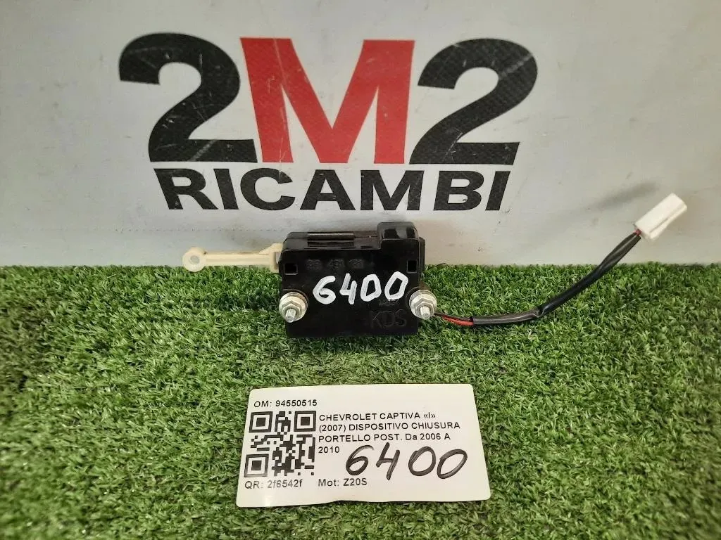 Dispositivo Chiusura Portello POST 96491181 SERVOMOTORE Chevrolet Captiva I 2007
