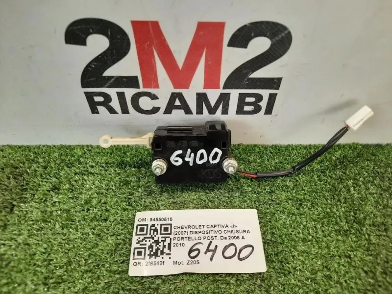 Dispositivo Chiusura Portello POST 96491181 SERVOMOTORE Chevrolet Captiva I 2007