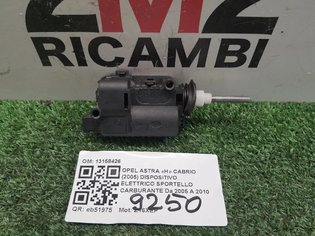 Dispositivo Elettrico Sportello Carburante 13158426 Opel Astra H Cabrio 2005