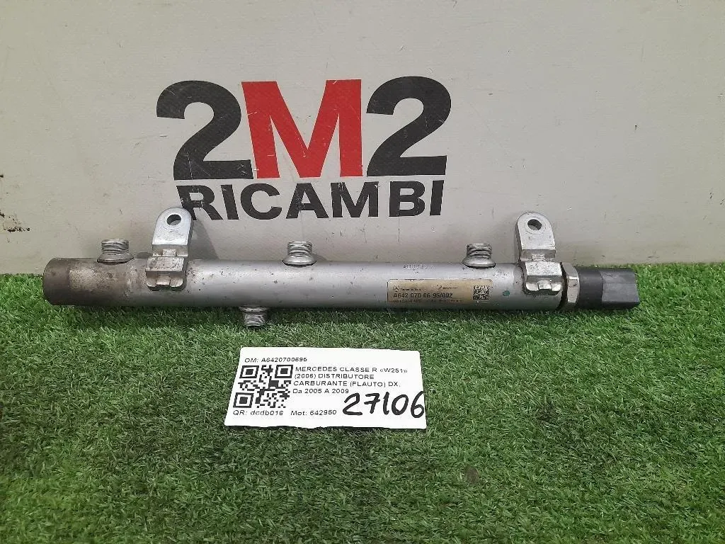 Distributore Carburante Flauto DX A6420700695 Mercedes Classe R W251 2006