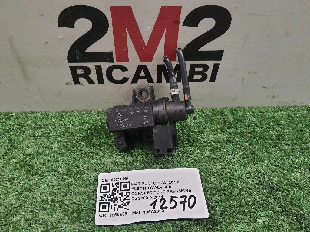Elettrovalvola Convertitore Pressione 55228986 Fiat Punto EVO 2010