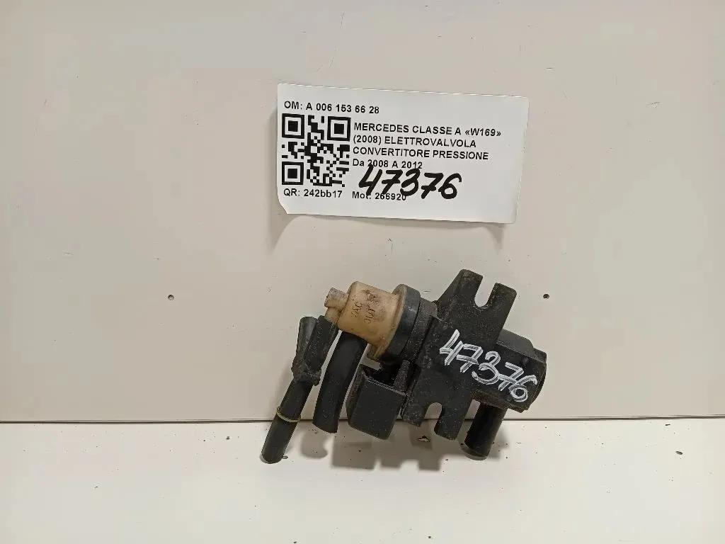 Elettrovalvola Convertitore Pressione A 006 153 66 28 Mercedes Classe A W169 2008