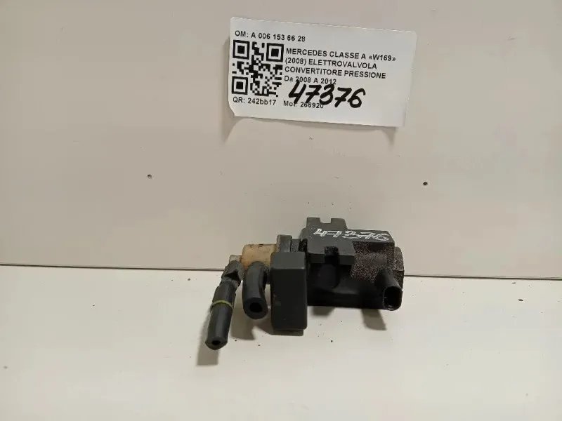 Elettrovalvola Convertitore Pressione A 006 153 66 28 Mercedes Classe A W169 2008