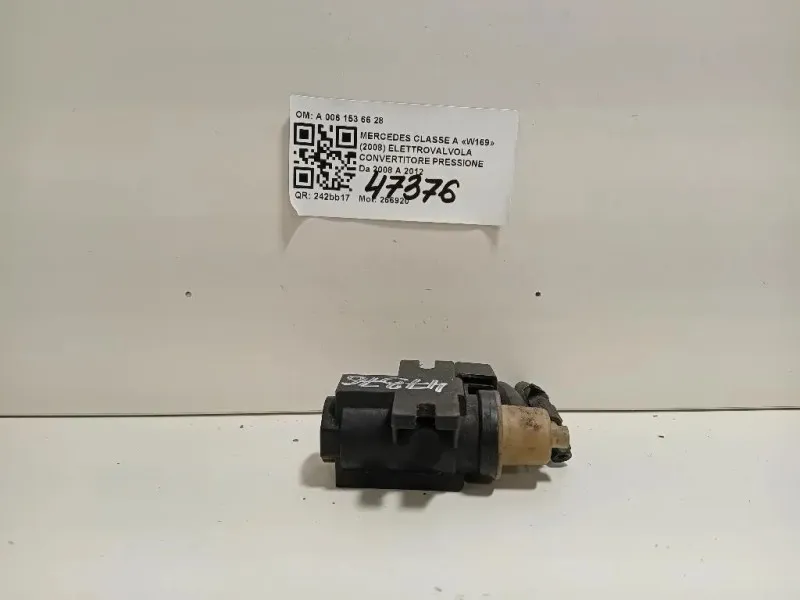 Elettrovalvola Convertitore Pressione A 006 153 66 28 Mercedes Classe A W169 2008