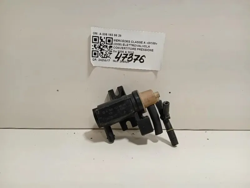 Elettrovalvola Convertitore Pressione A 006 153 66 28 Mercedes Classe A W169 2008