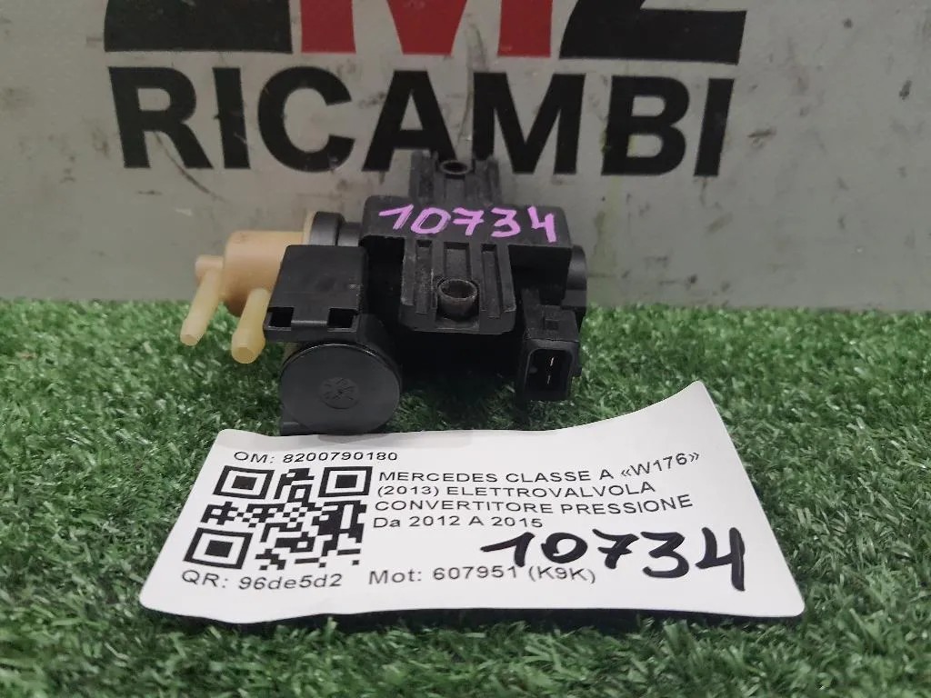 Elettrovalvola Convertitore Pressione 8200790180 Mercedes Classe A W176 2013