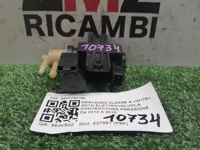 Elettrovalvola Convertitore Pressione 8200790180 Mercedes Classe A W176 2013