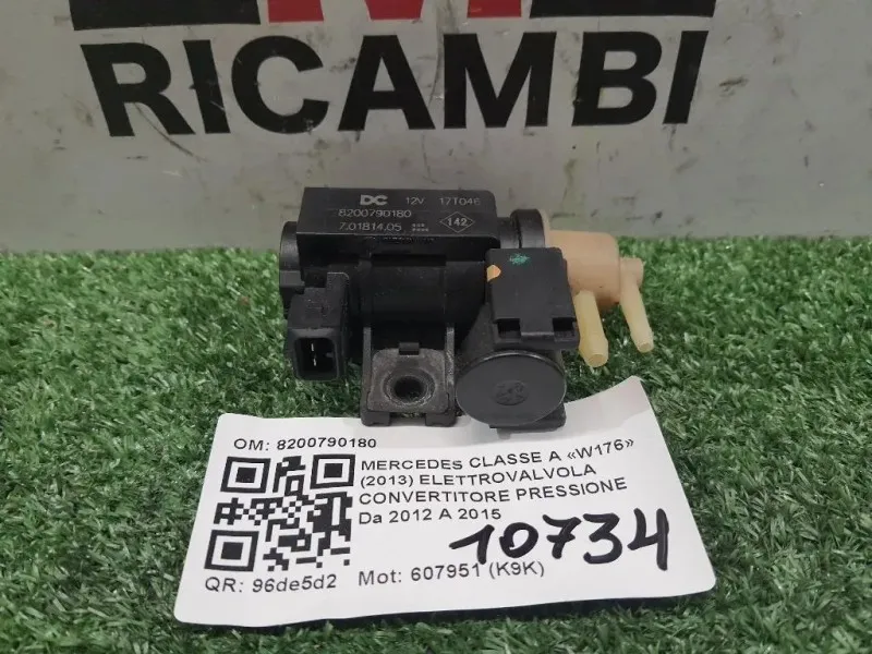 Elettrovalvola Convertitore Pressione 8200790180 Mercedes Classe A W176 2013