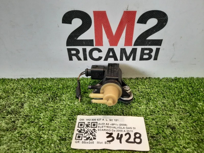 Elettrovalvola GAS DI Scarico 1K0 906 627 A Audi A3 8P1 2008
