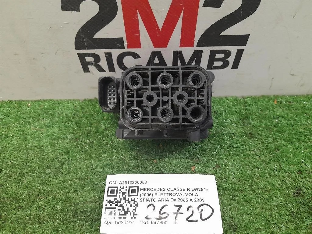 Elettrovalvola Sfiato ARIA A2513200058 Mercedes Classe R W251 2006