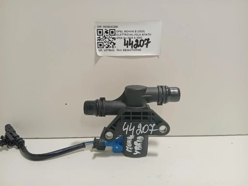 Elettrovalvola Sfiato ARIA 9839333280 Opel Mokka B 2020