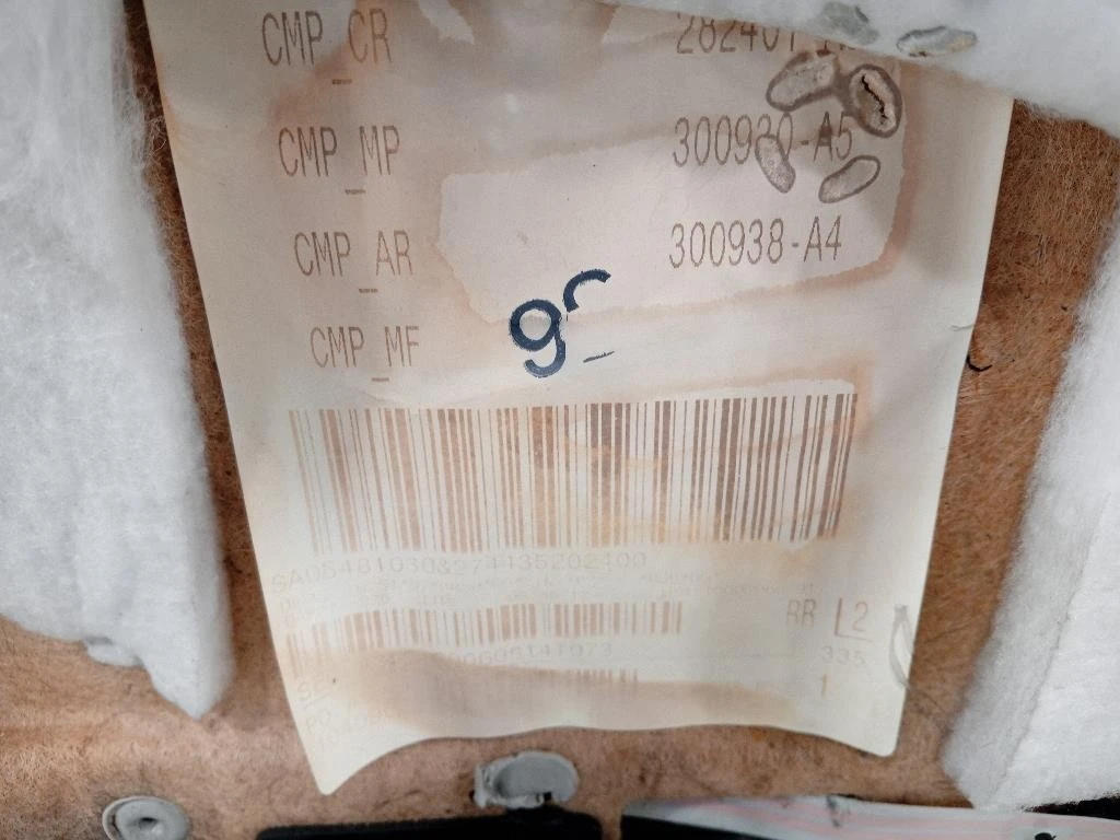 Pannello Rivestimento Porta POST DX PANNELLO RIVESTIMENTO PORTA POST DX Mercedes Classe R W251 2006