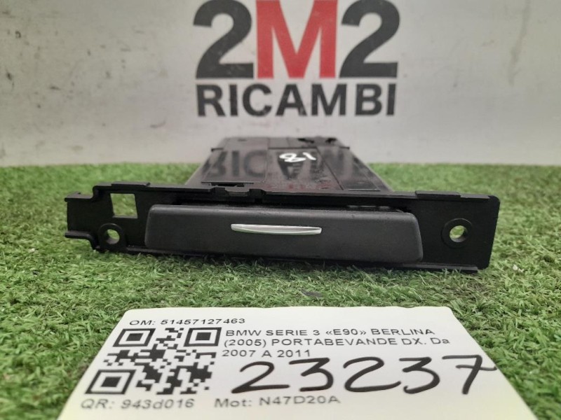 Portabevande DX 51457127463 Bmw Serie 3 E90 Berlina 2005