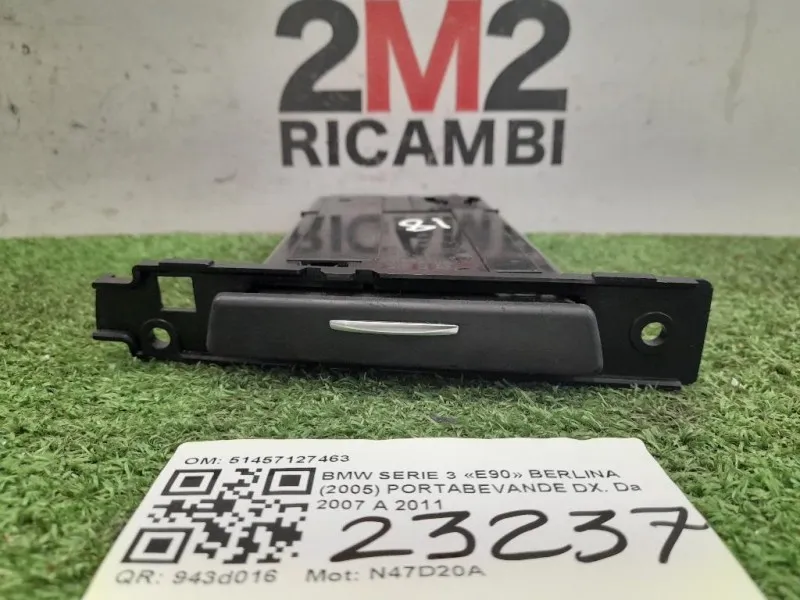 Portabevande DX 51457127463 Bmw Serie 3 E90 Berlina 2005