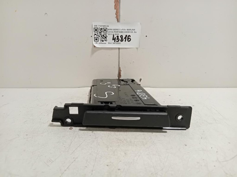 Portabevande DX 7127463-04 Bmw Serie 3 F30 Berlina 2012