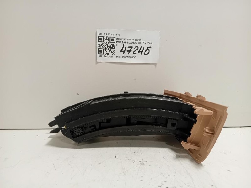 Portabevande DX 22167210 Bmw X3 E83 2004