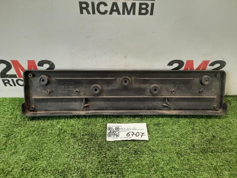 Portatarga Paraurti ANT 51117354776 ANT Bmw X1 F48 2015