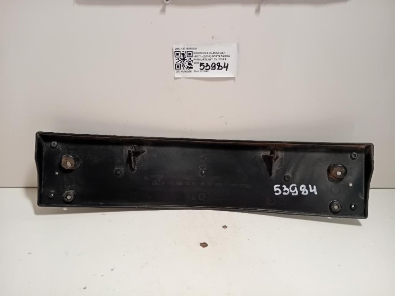 Portatarga Paraurti ANT A1718850081 Mercedes Classe SLK R171 2004