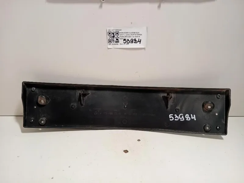 Portatarga Paraurti ANT A1718850081 Mercedes Classe SLK R171 2004