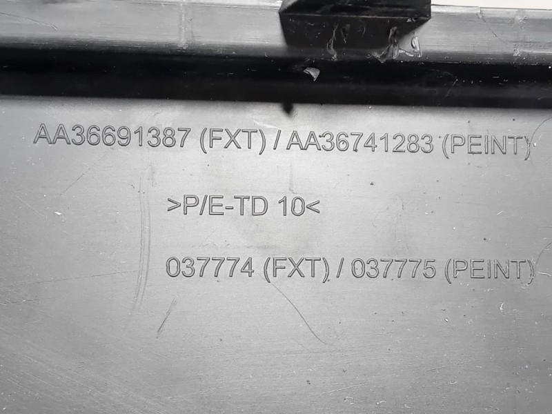 Portatarga Paraurti ANT AA36691387 Peugeot 3008 I 2013