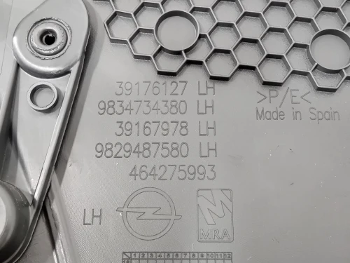 Pannello Rivestimento Porta POST SX 9834734380 PANNELLO RIVESTIMENTO PORTA POST SX Opel Corsa F 2019