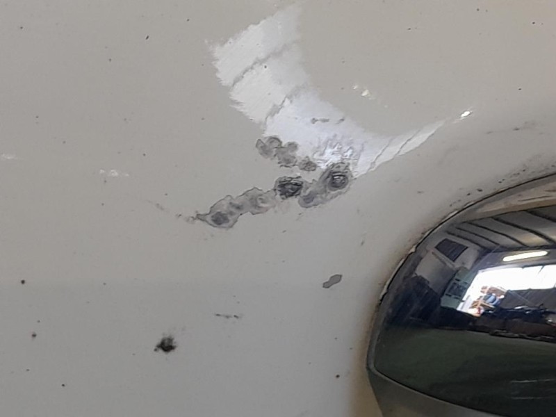 Portatarga POST Fiat 500 C 2008