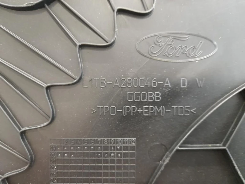 Pannello Rivestimento Ruota DI Scorta L1TBA280C46A Ford PUMA II 2019