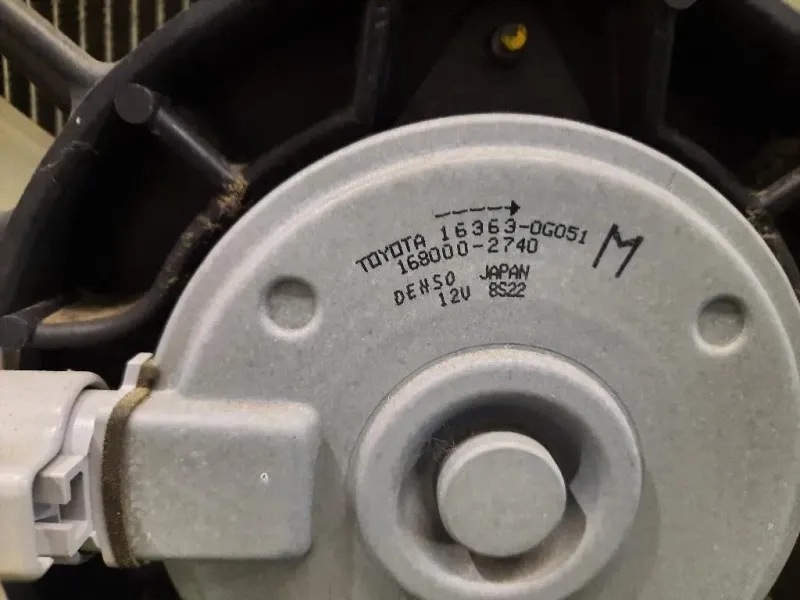 Elettroventola 163630G051 MF4221333853 Toyota Yaris IV 2014