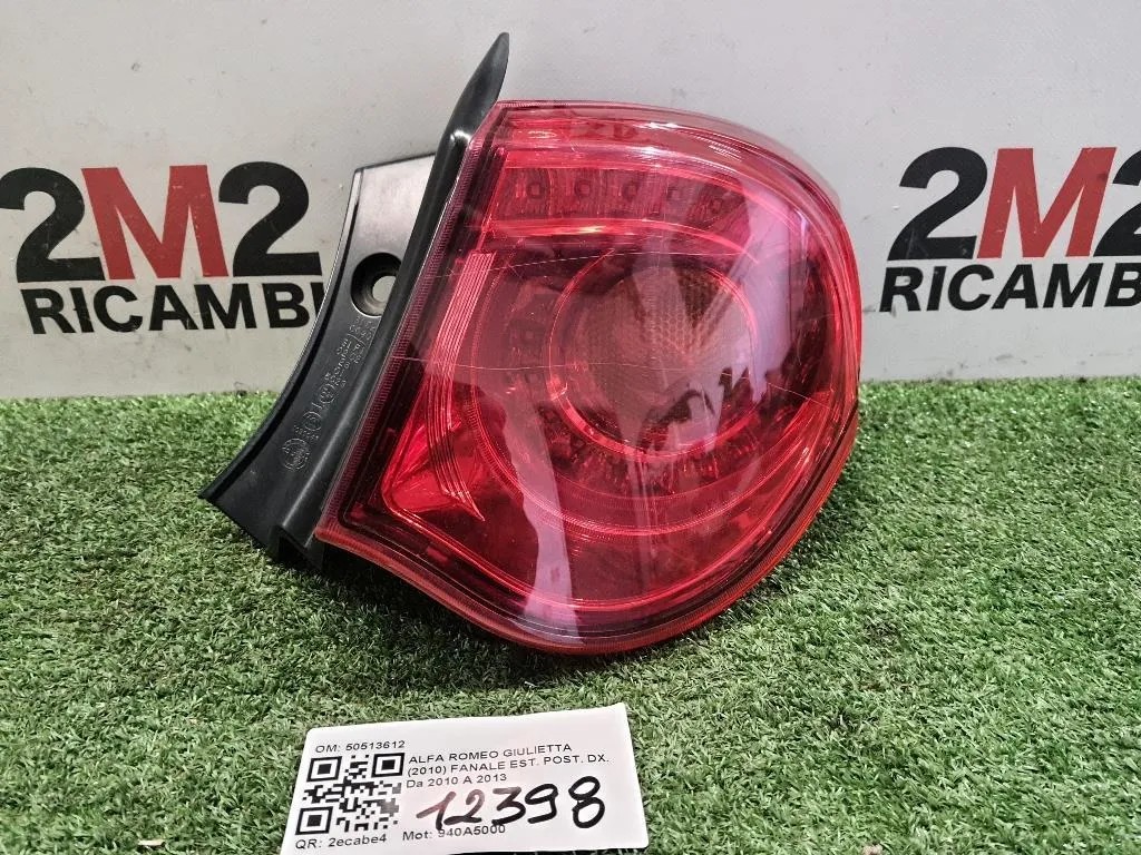 Fanale EST POST DX 50513612 Alfa Romeo Giulietta 2010