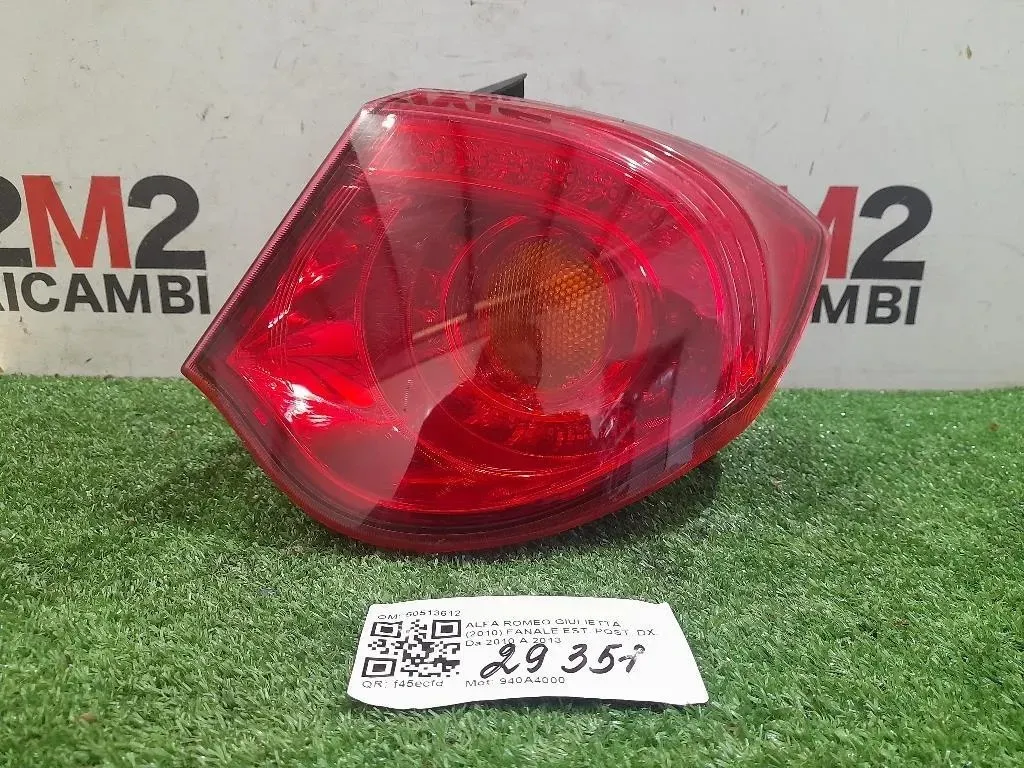 Fanale EST POST DX FNALE ORIGINALE DESTRO 50513612 Alfa Romeo Giulietta 2010