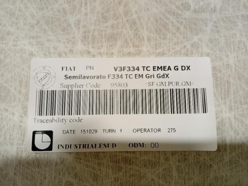 Pannello Sottotetto 735603355 Fiat 500X 2015