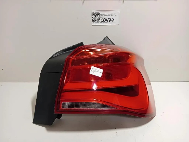 Fanale EST POST DX 7424494 Bmw Serie 1 F20 Berlina 2015