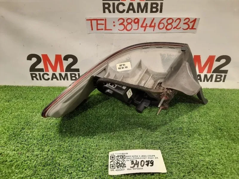 Fanale EST POST DX 7 174 404-06 Bmw Serie 3 E92 Coupe 2007