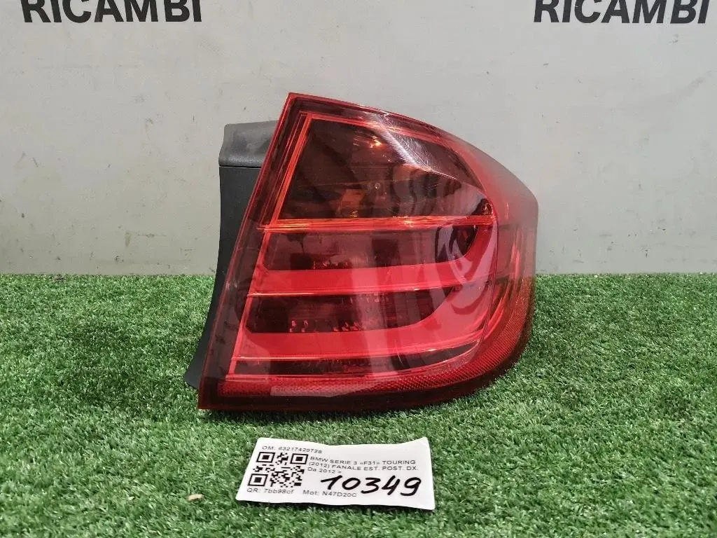 Fanale EST POST DX 63217429728 Bmw Serie 3 F31 Touring 2012