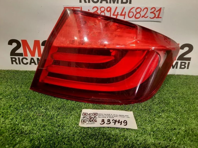 Fanale EST POST DX 63212181348 Bmw Serie 5 F10 Berlina 2010