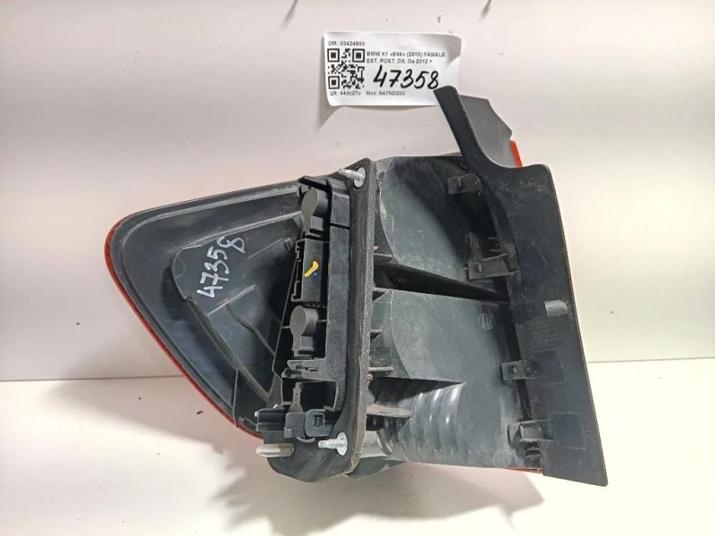 Fanale EST POST DX 63212990110 03424500 Bmw X1 E84 2010
