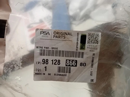 Parabrezza 9812886680 Citroen C3 III 2016