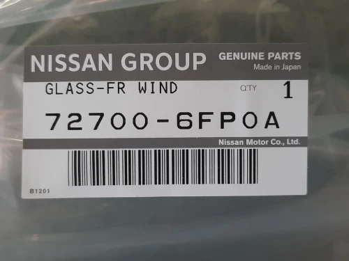 Parabrezza 72700-6FPOA Nissan X-trail II 2007