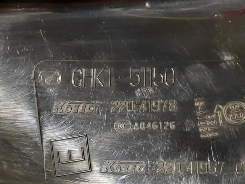 Fanale EST POST DX GHK151150B Mazda 6 III 2013