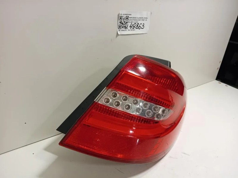 Fanale EST POST DX A2468200664 Mercedes Classe B W246 2012