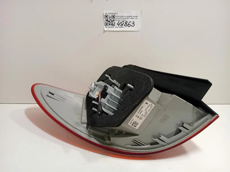 Fanale EST POST DX A2468200664 Mercedes Classe B W246 2012