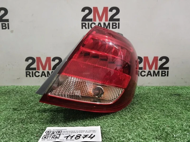 Fanale EST POST DX A2469068200 Mercedes Classe B W246 2014