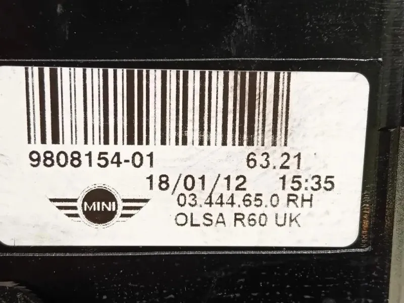 Fanale EST POST DX 9808154-01 Mini Countryman Cooper R60 2010