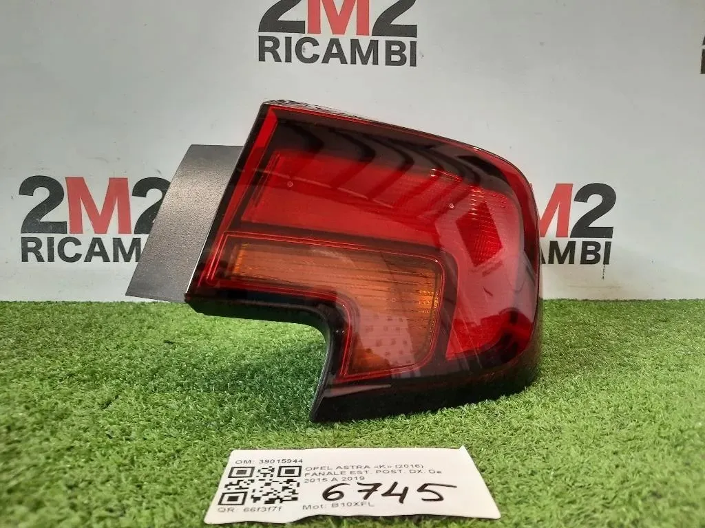 Fanale EST POST DX 39015944 Opel Astra K 2016