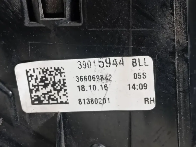 Fanale EST POST DX 39015944 Opel Astra K 2016